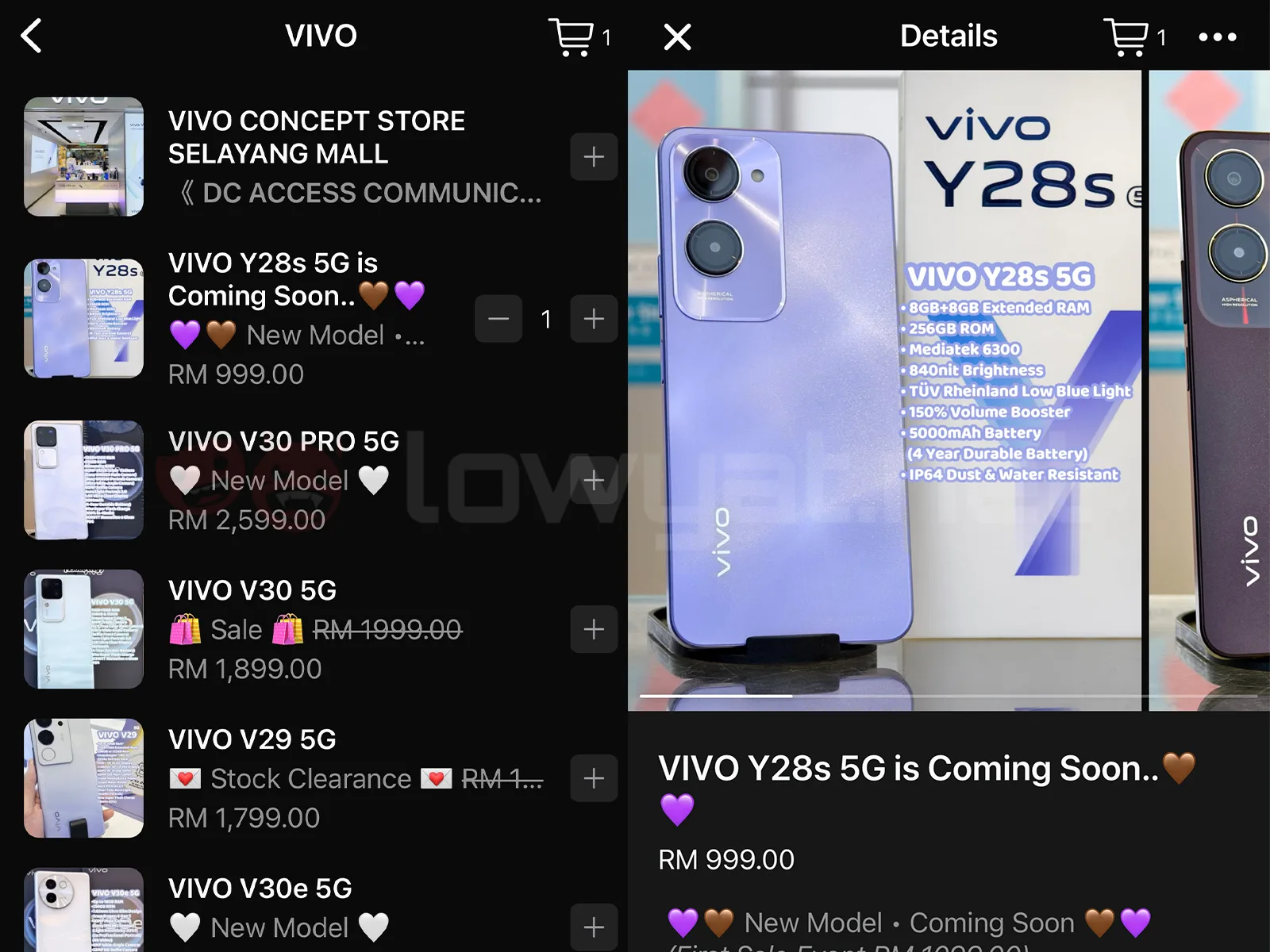 vivo y28s malaysia price
