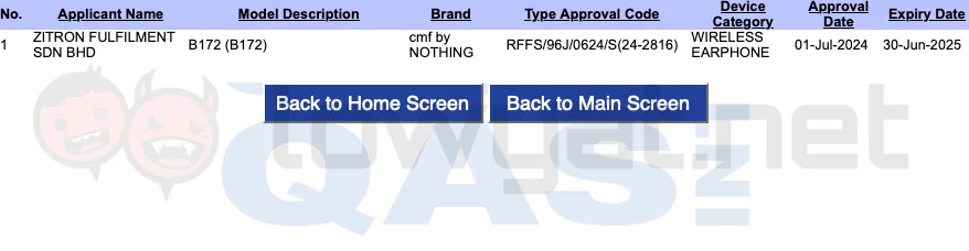 Nothing CMF Buds Pro 2 SIRIM