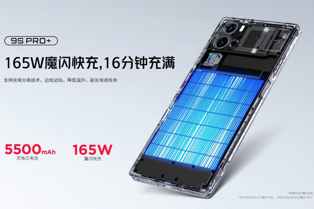Redmagic 9S Pro Plus battery