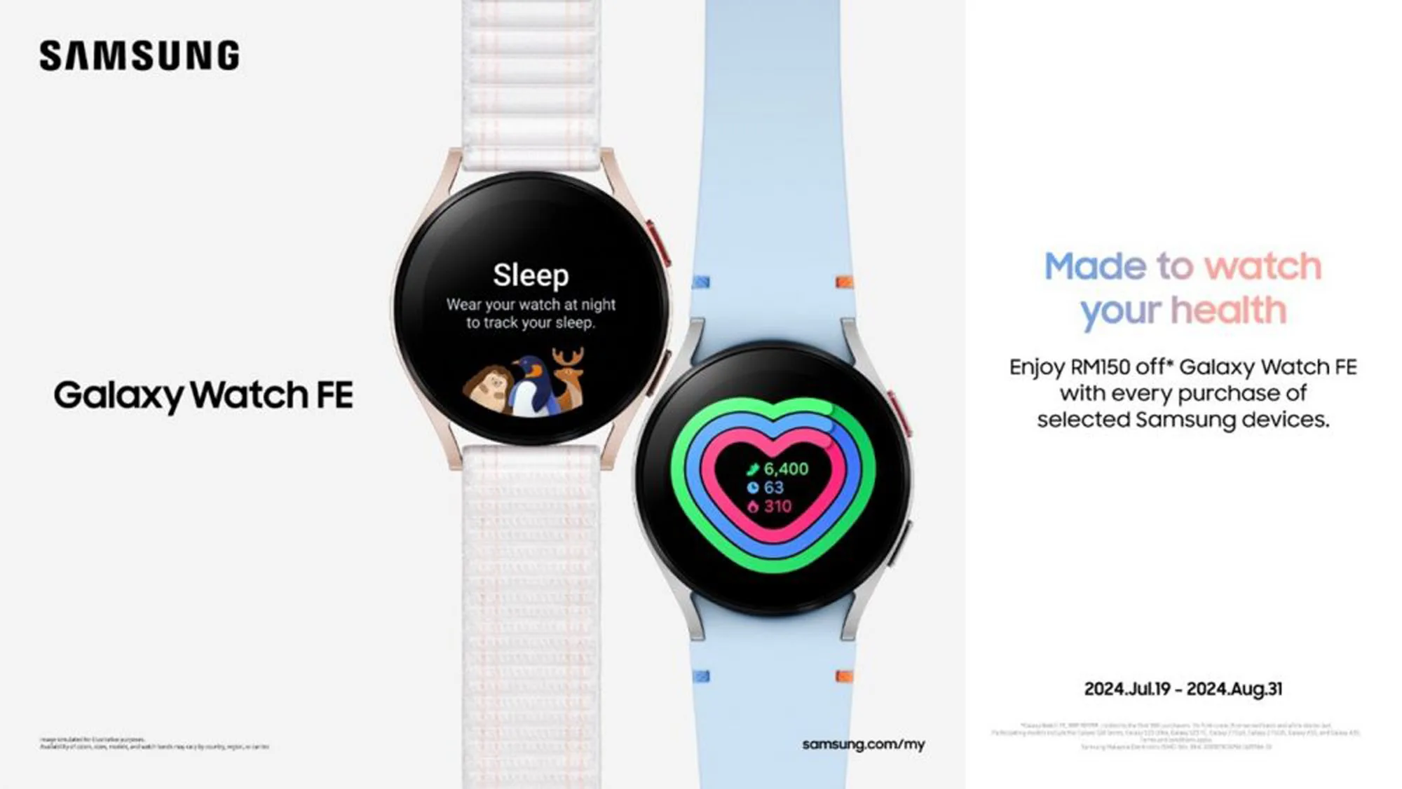 Samsung Galaxy Watch FE launch msia