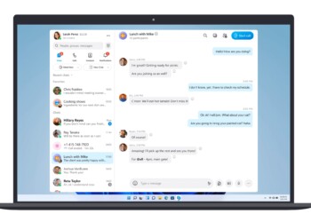 Skype laptop