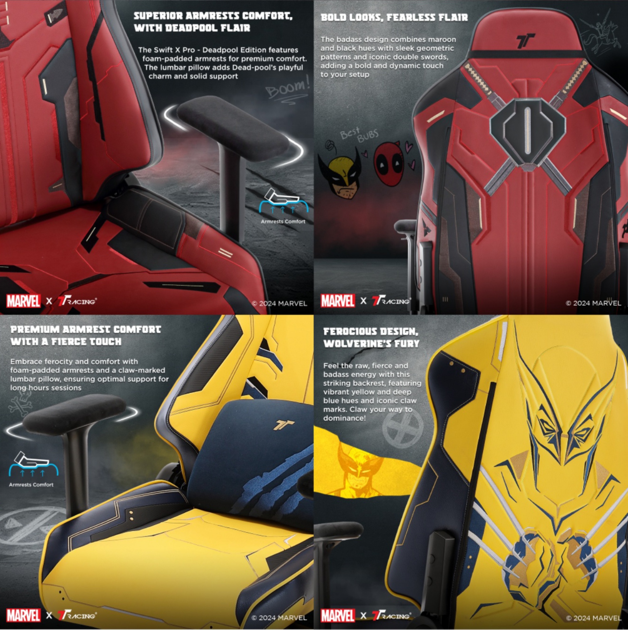 TTRacing Deadpool Wolverine Swift X Pro