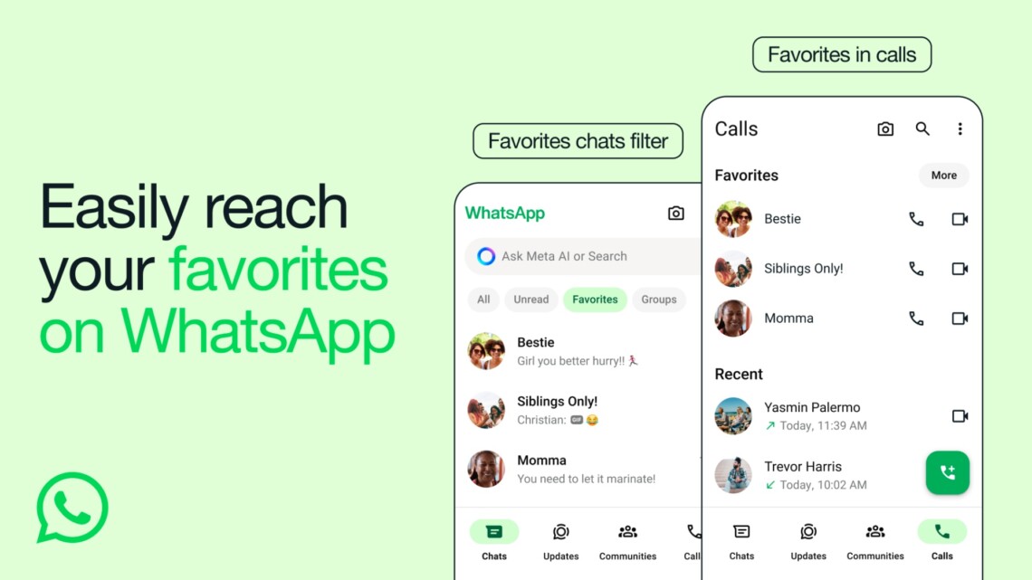 WhatsApp Intros New Favourites Feature