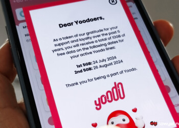 Yoodo free 10GB