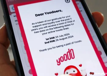 Yoodo free 10GB