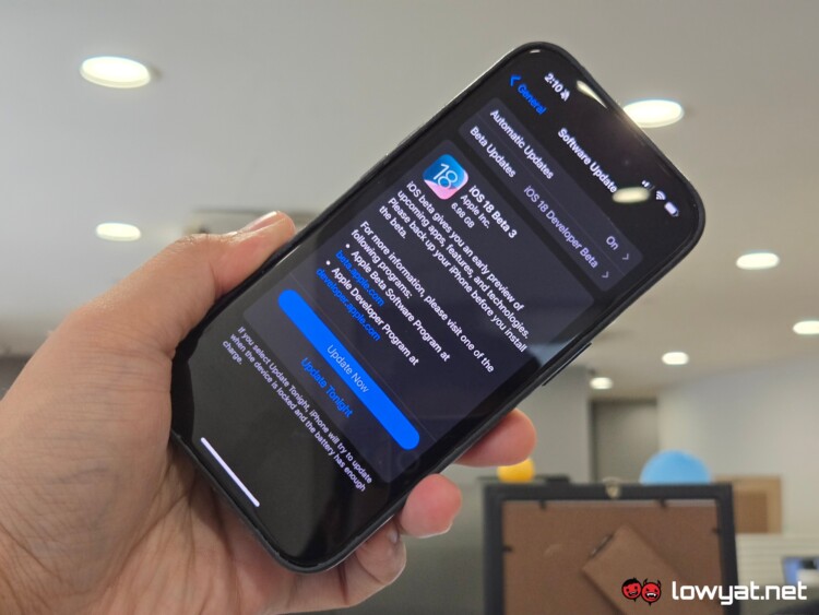 apple ios 18 public beta