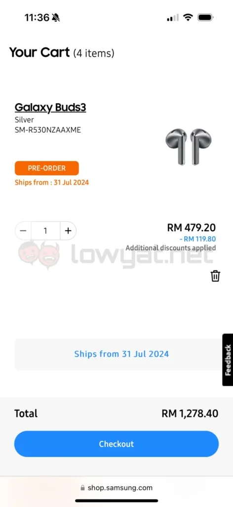 Samsung Galaxy Buds3 Pro delay