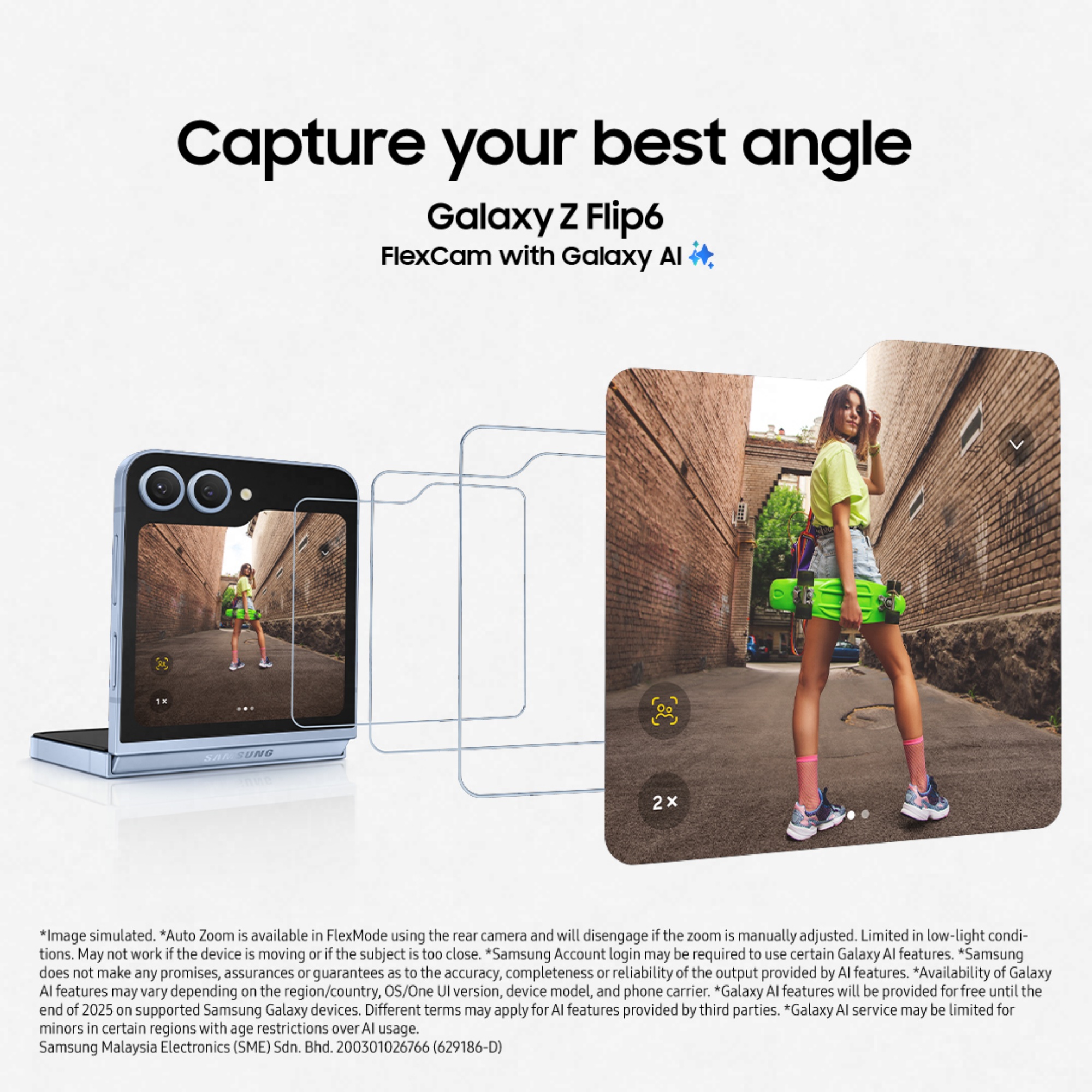 samsung galaxy z flip power of ai