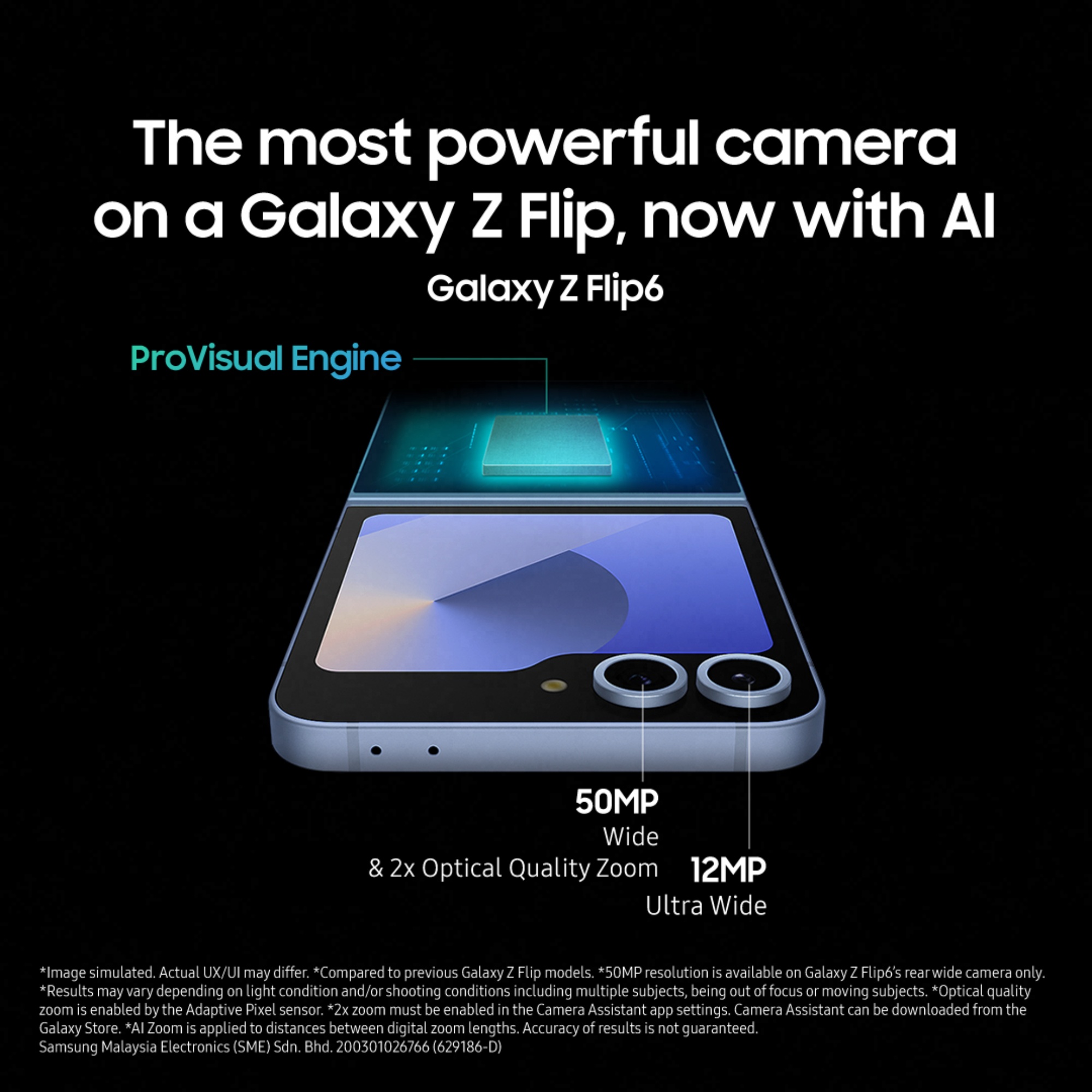 samsung galaxy z flip power of ai