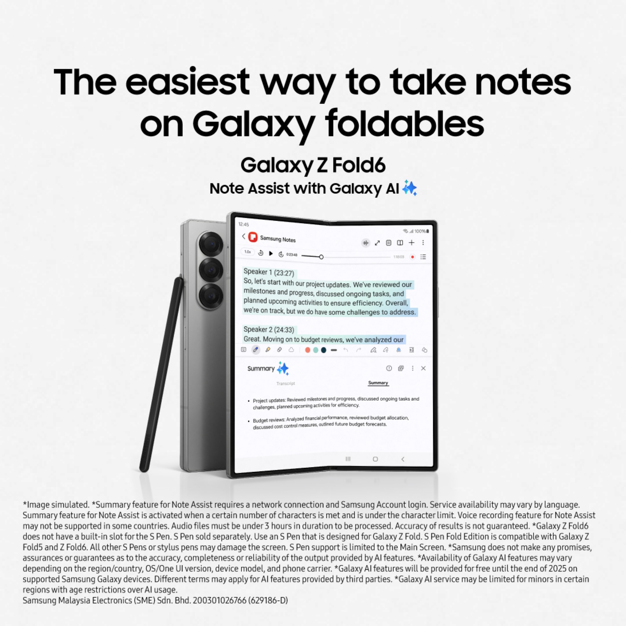 samsung galaxy z fold6 productivity