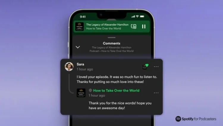 Spotify Adds Comment Section To Podcasts