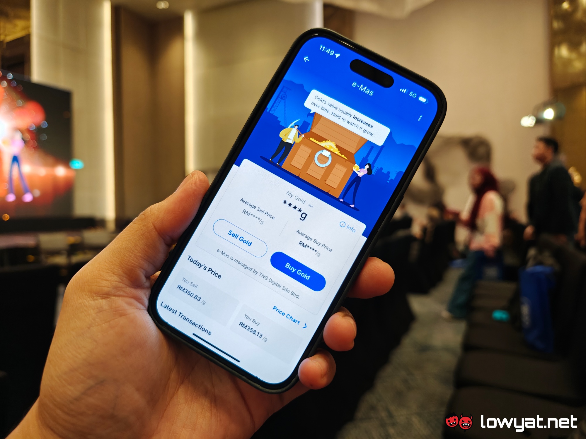 tng ewallet e-mas launch