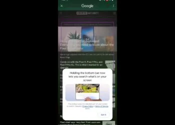 Circle to Search fullscreen