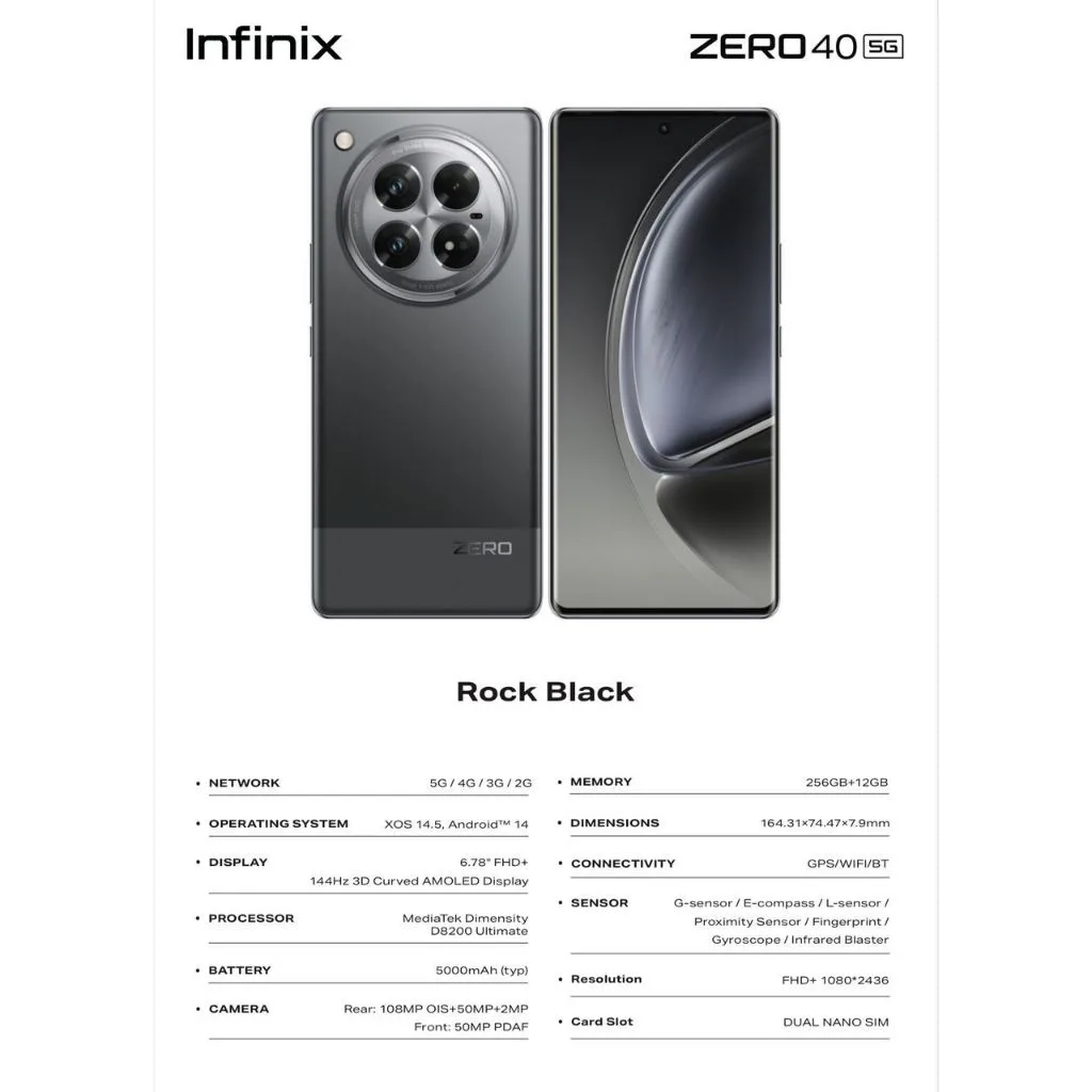 Infinix Zero 40