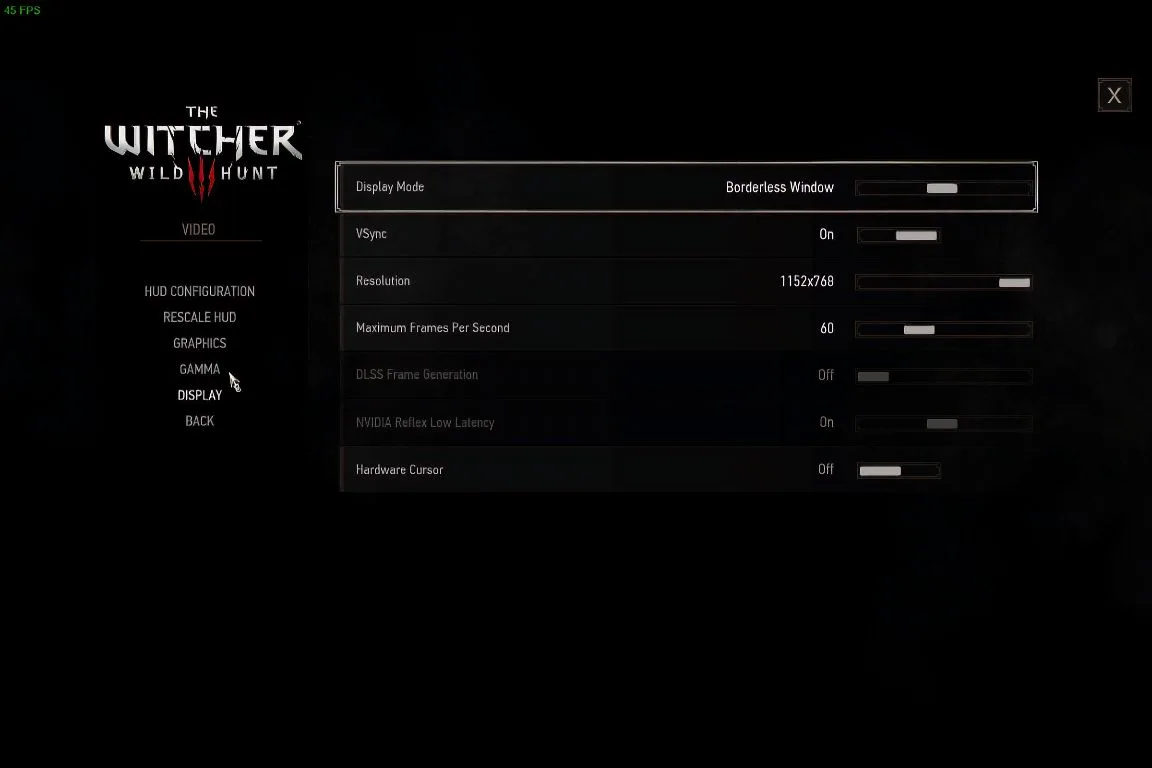 Microsoft-Surface-Laptop-7-CoPilotPlus-Gaming-Witcher-3-50 fps-weird resolution