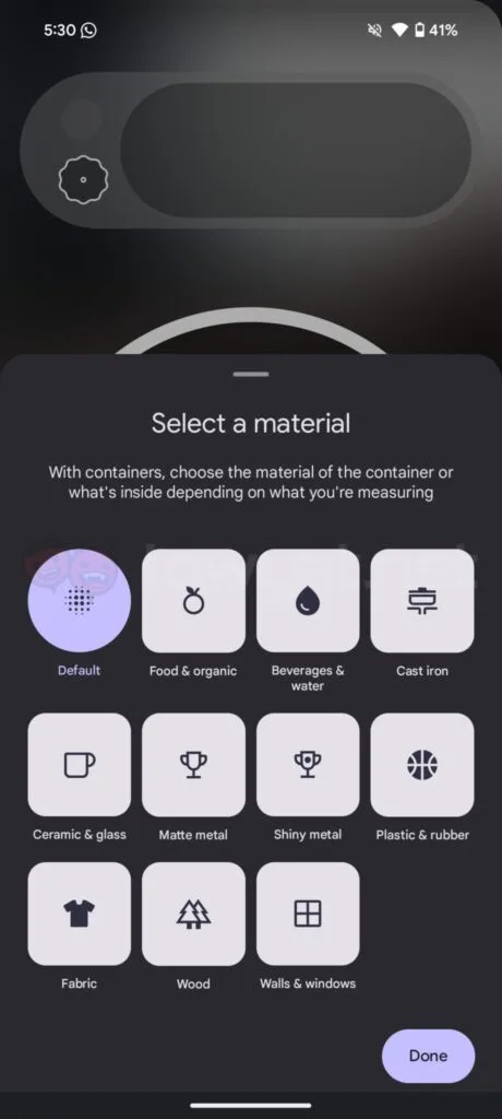 Pixel 9 Pro temperature sensor