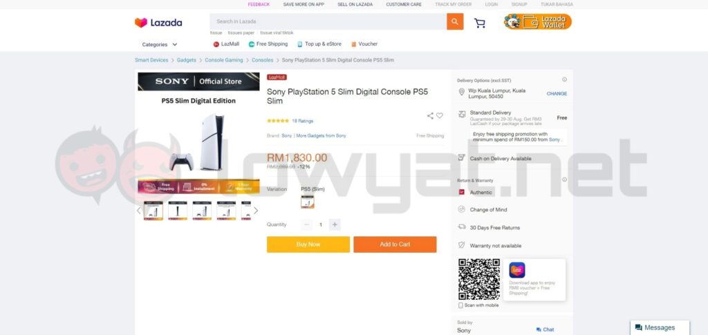 Sony PlayStation Merdeka 2024 promotion