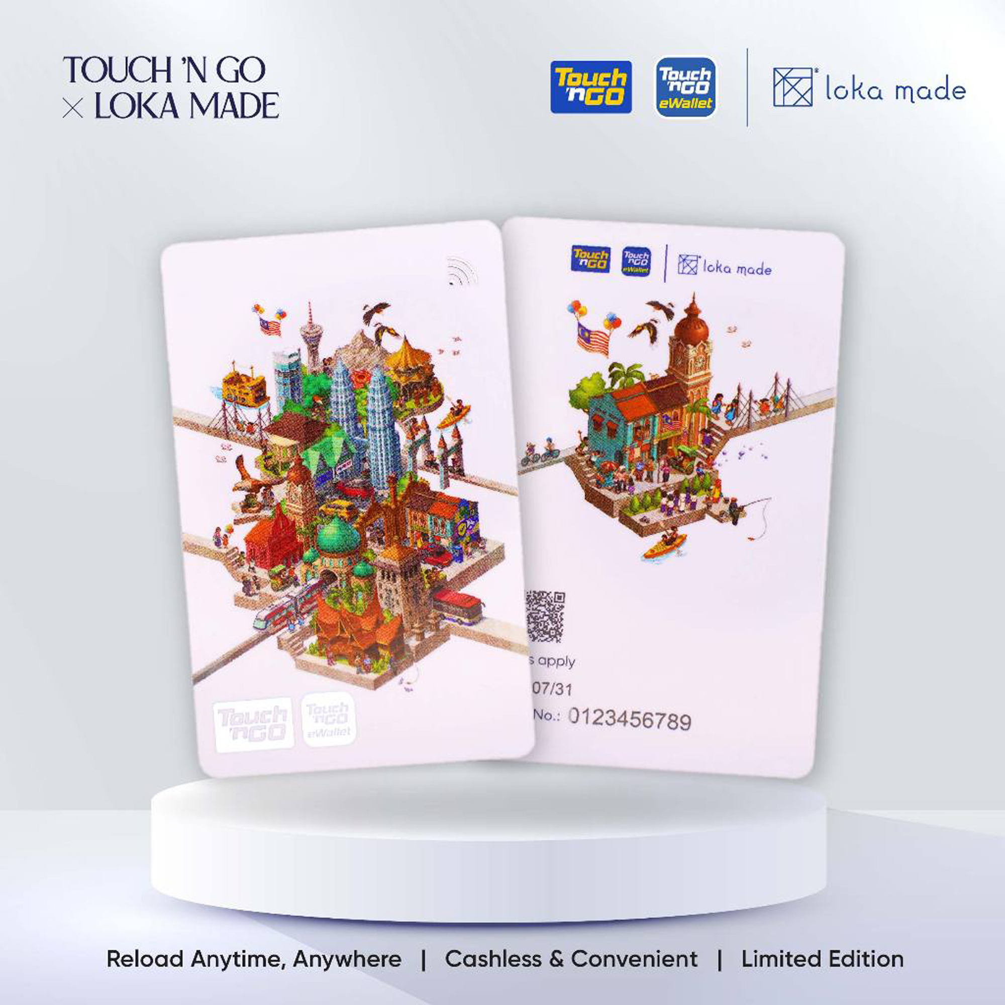 TnG Loka Made Merdeka card tote bag