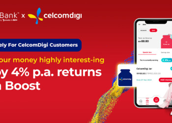 CelcomDigi Boost Bank partnership interest rate cashback