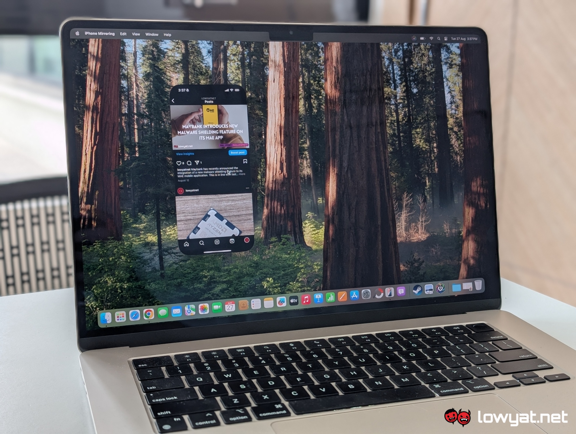 macOS Sequoia iPhone Mirroring feature