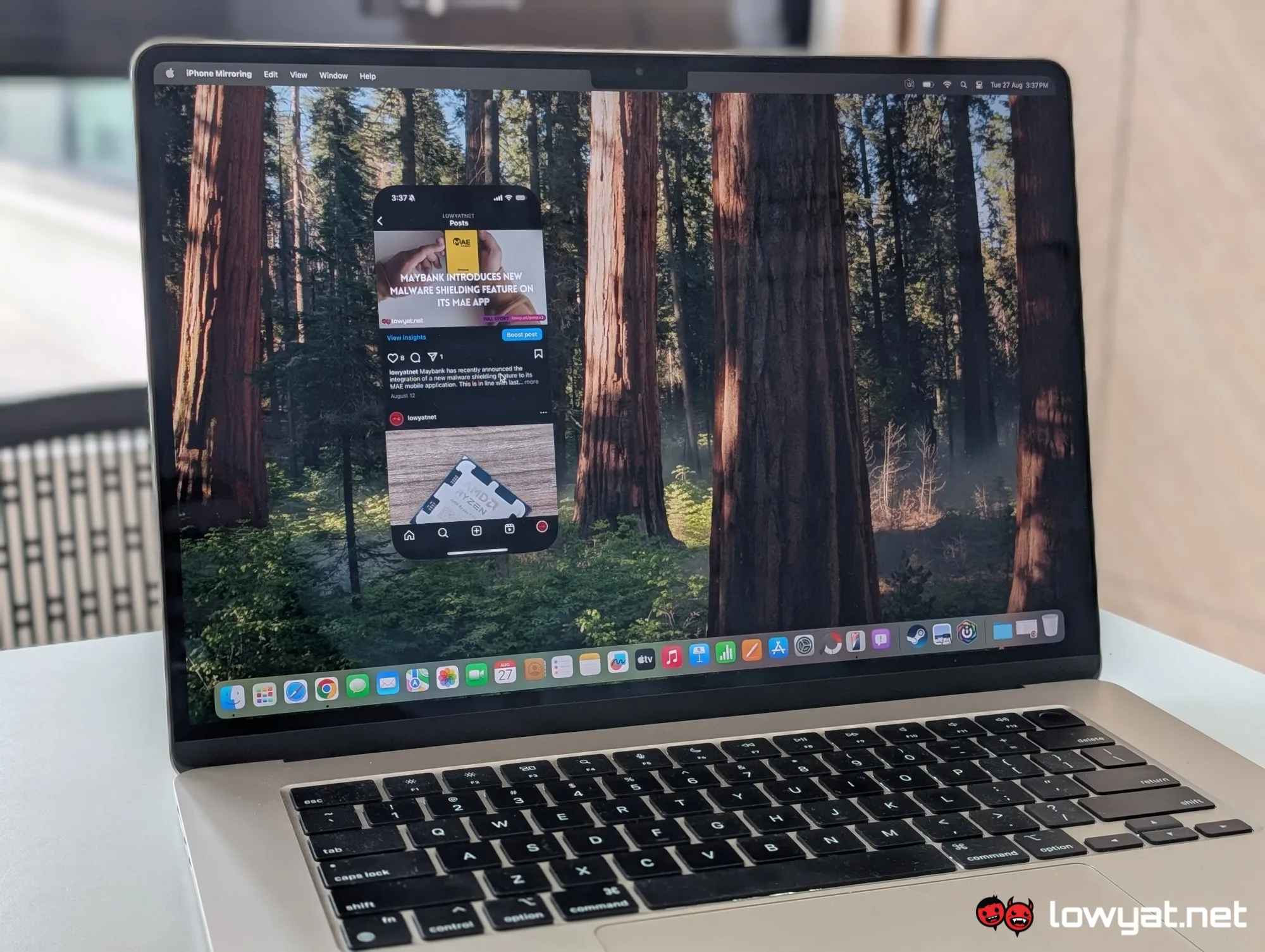 macOS Sequoia iPhone Mirroring feature