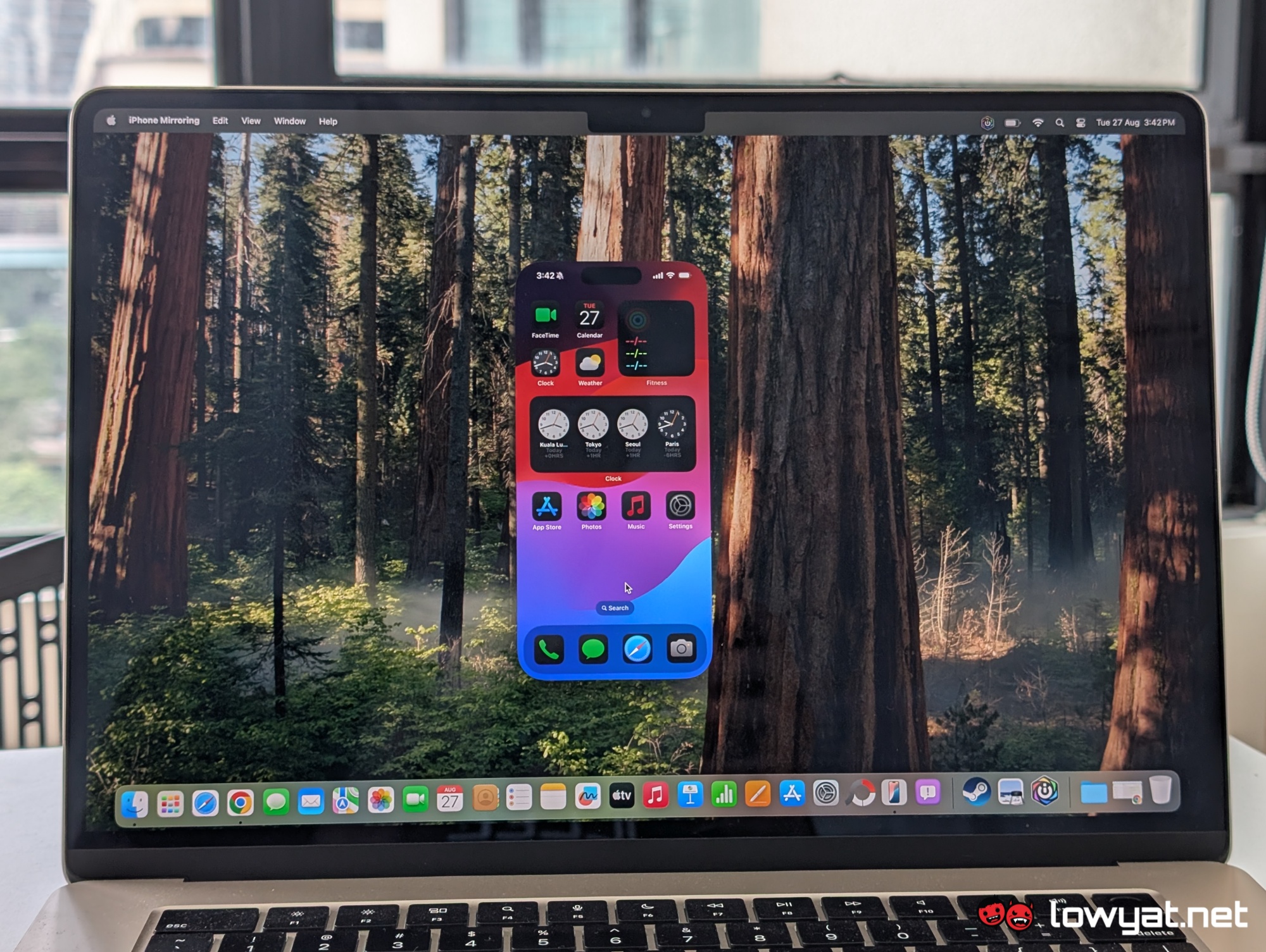 macOS Sequoia iPhone Mirroring feature