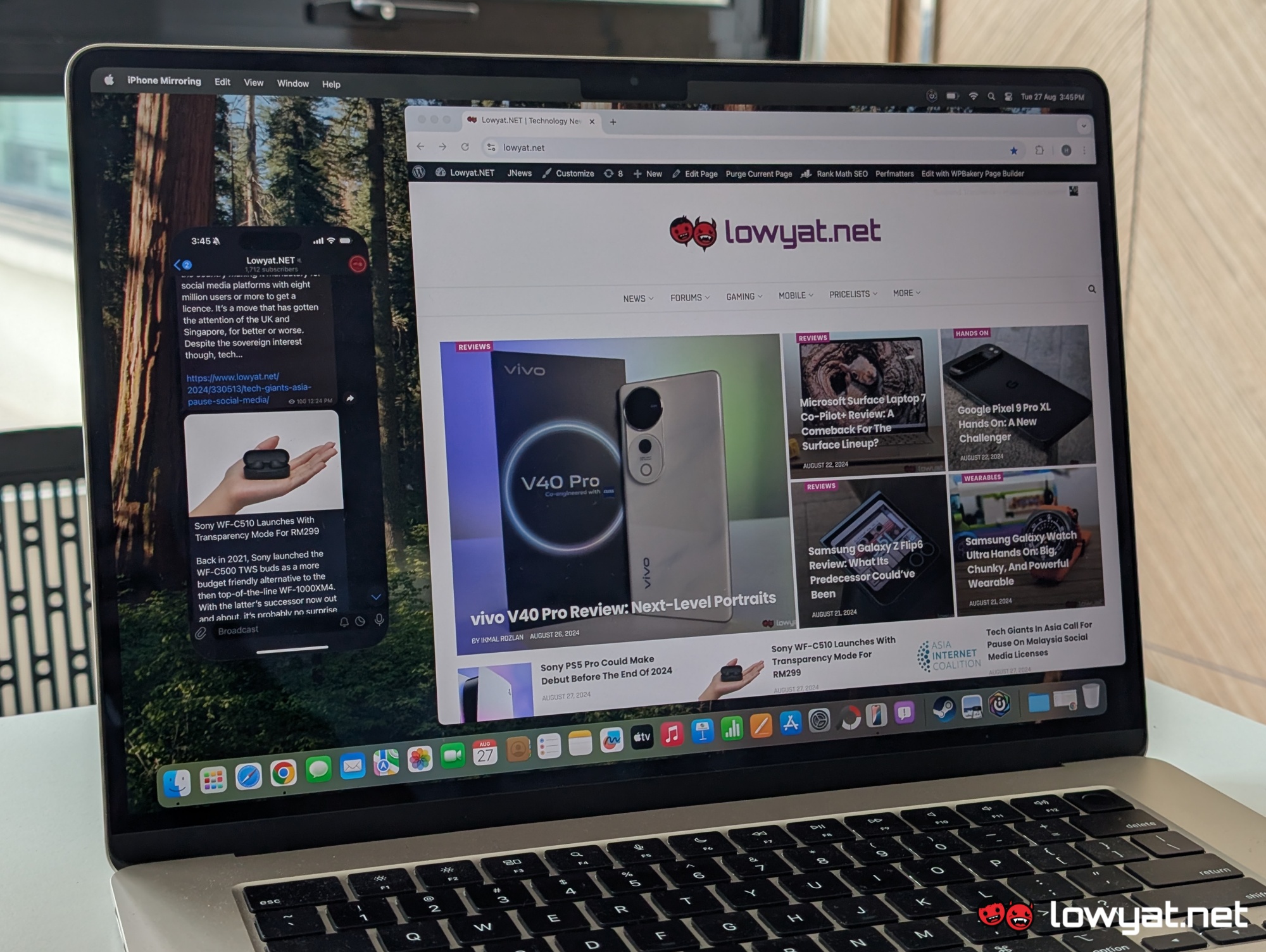 macOS Sequoia iPhone Mirroring feature