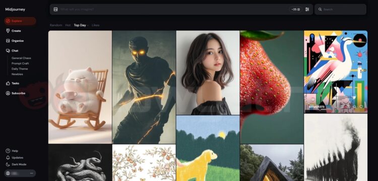 midjourney opens web version ai image generation