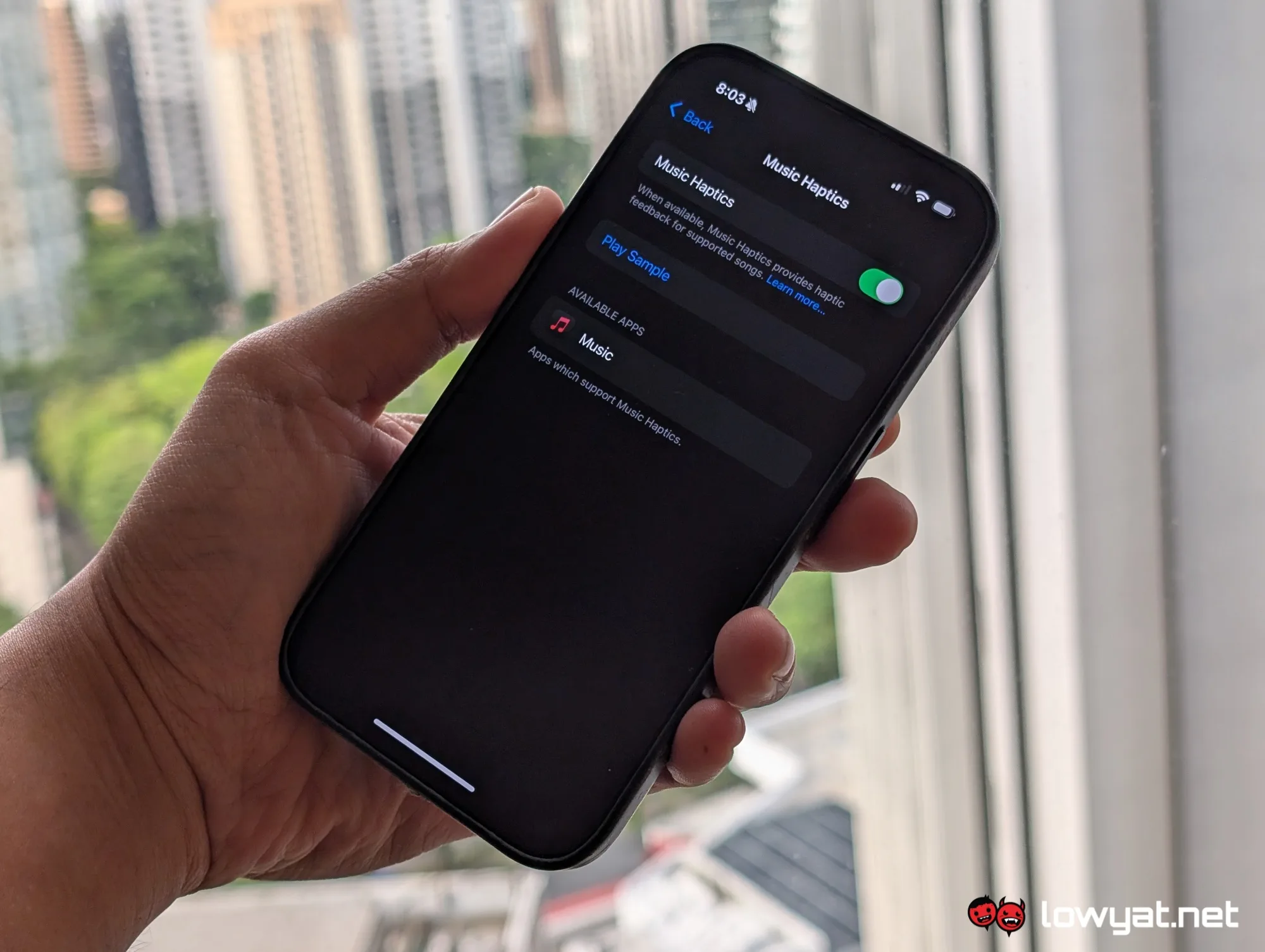 Apple Music Haptics ios 18