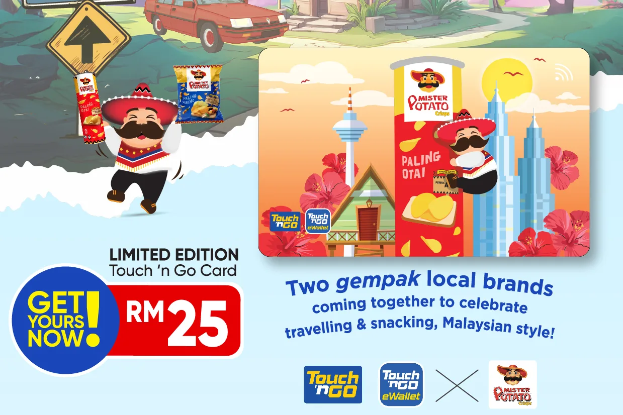 Touch 'n Go TnG Mister Potato enhanced card