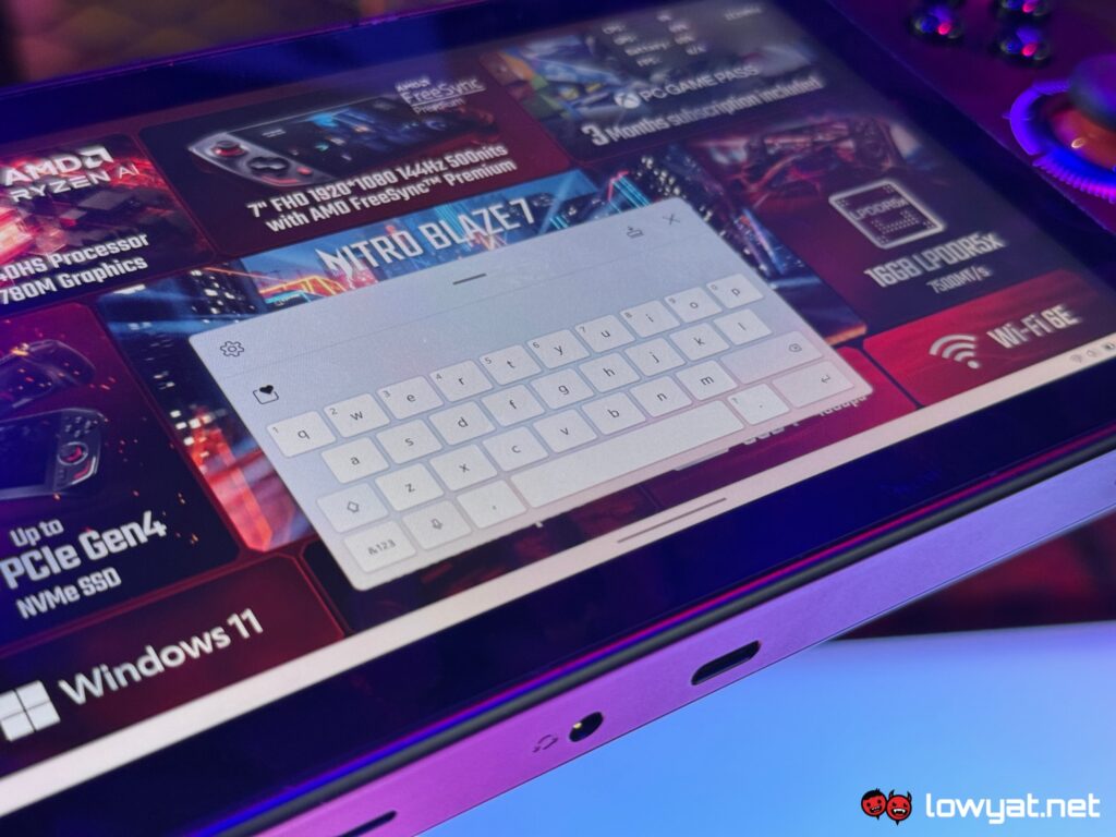 acer nitro blaze 7 hands on