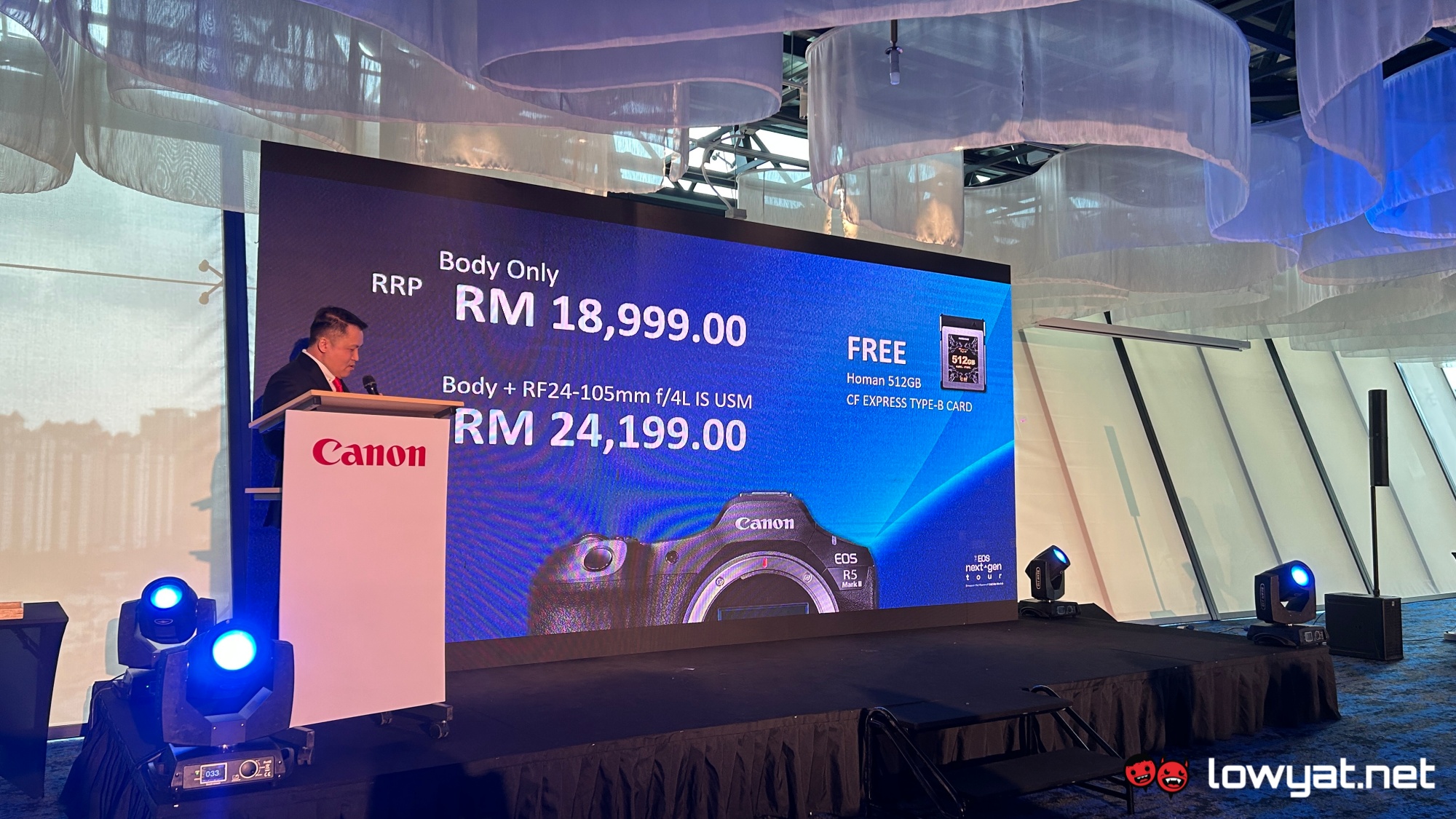 canon eos r5 mark ii launch msia