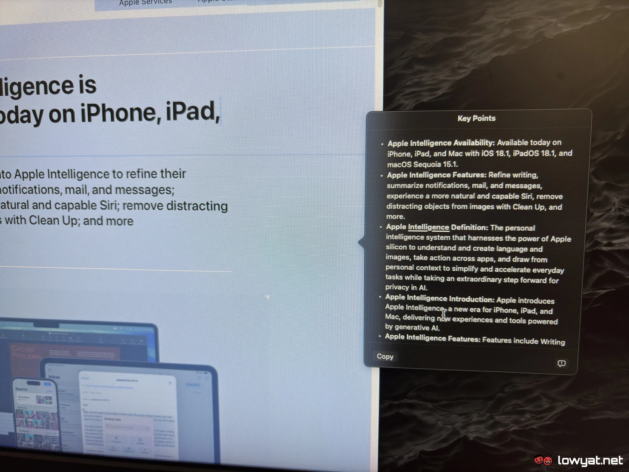 Apple Intelligence iOS