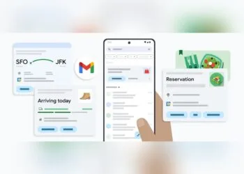 Gmail summary cards header