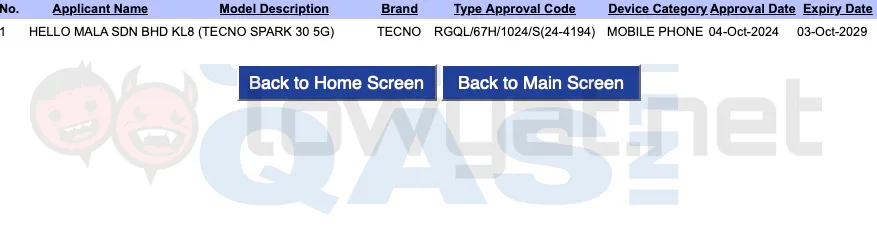 Tecno Spark 30 5G