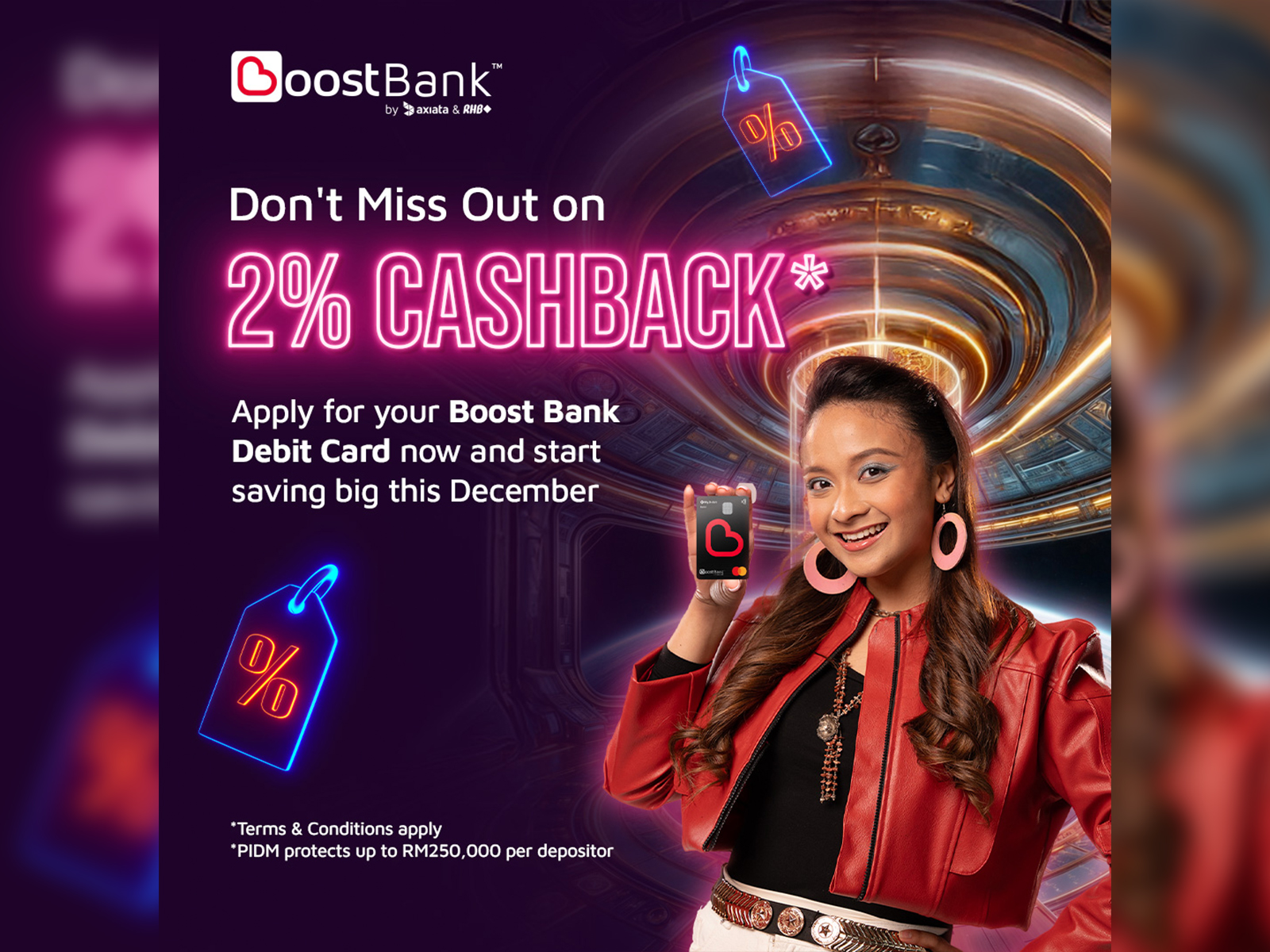 Boost Bank Debit Card cashback