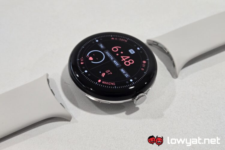Google Pixel Watch 3 straps detached Channel Sounding
