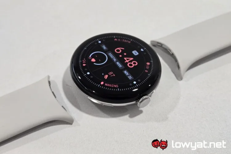 Google Pixel Watch 3 straps detached Channel Sounding