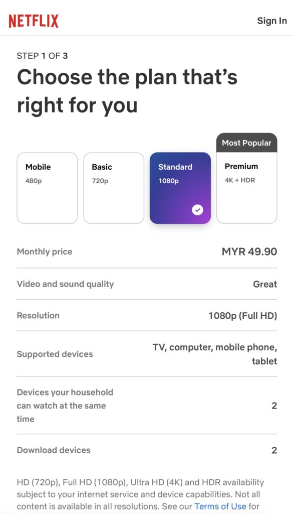Astro Netflix unifi price change november 2024