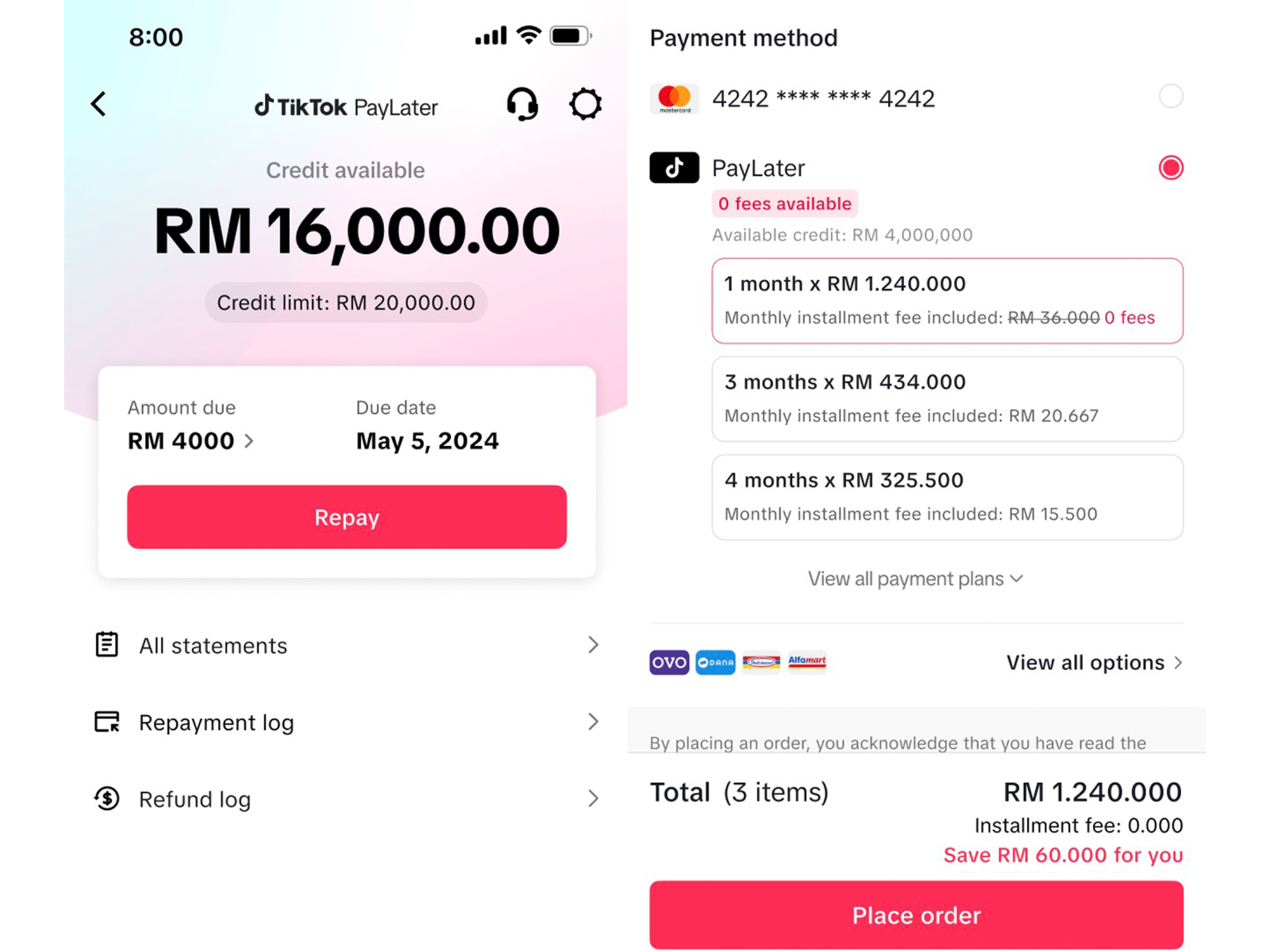 TikTok PayLater
