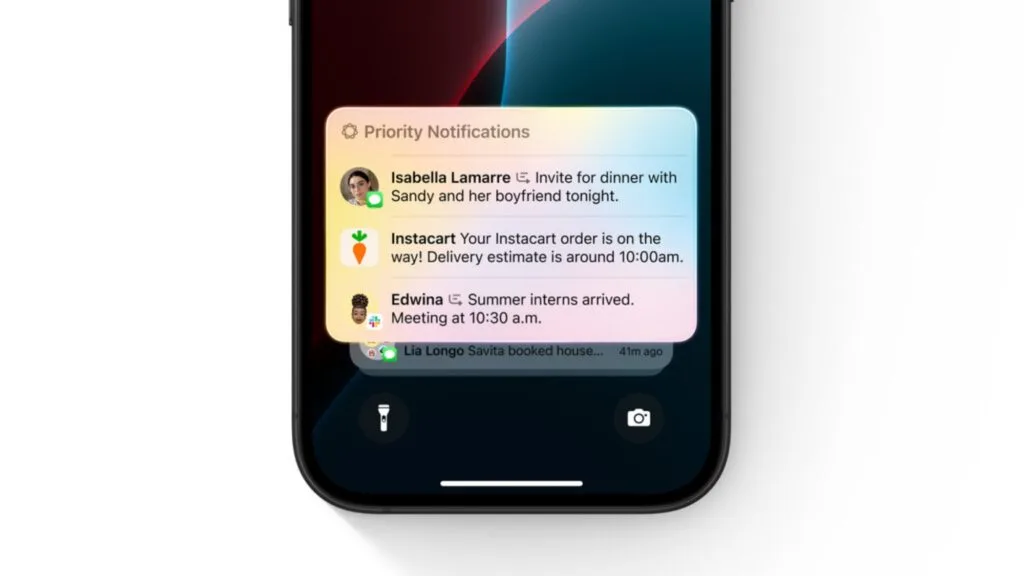 Apple Intelligence notification summaries