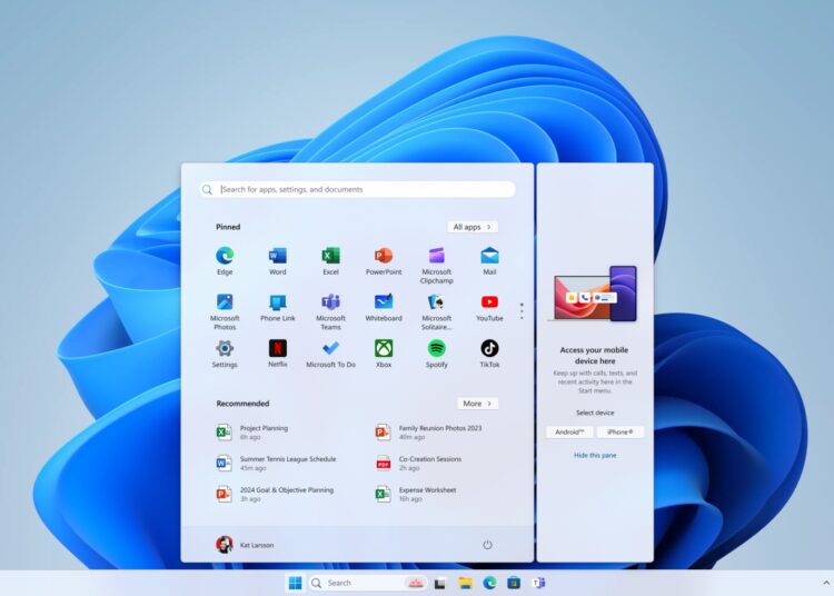 Microsoft testing iPhone integration on Windows 11