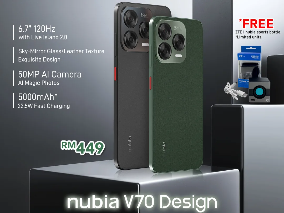 Nubia V70 Design
