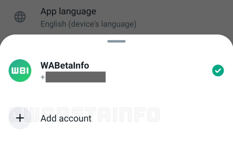 WhatsApp Beta new multi-account feature