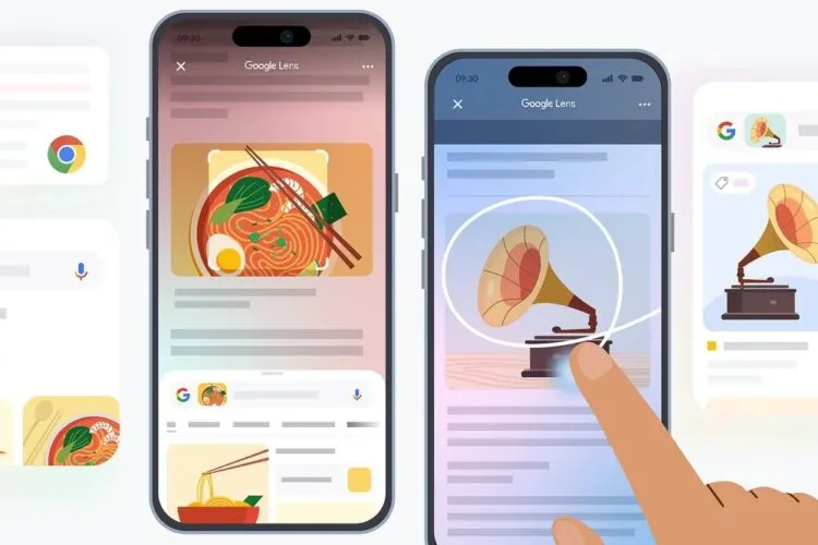 Search Screen with Google Lens