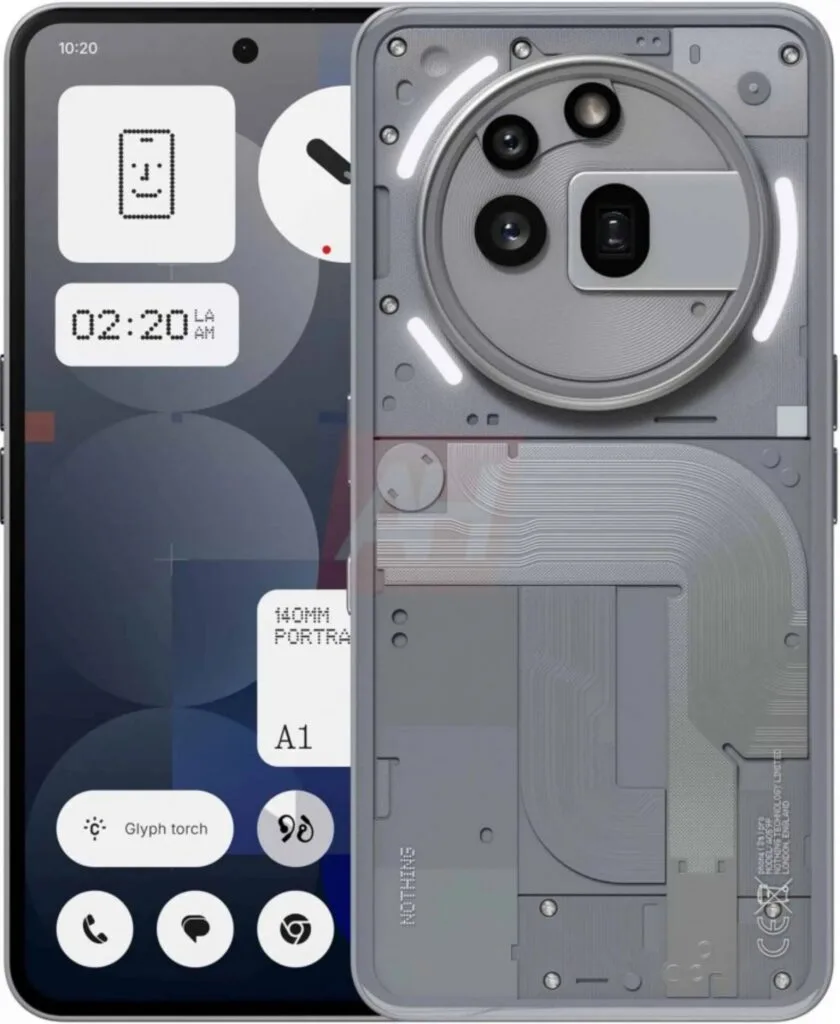 nothing phone 3a series design leak