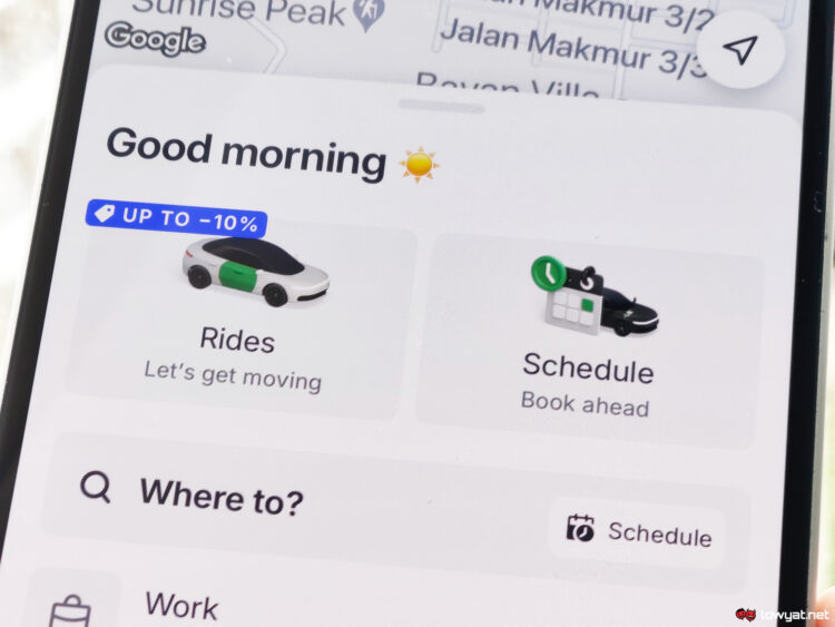 Bolt schedule ride