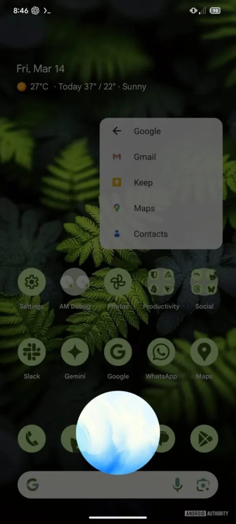 ChatGPT beta set as default assistant android
