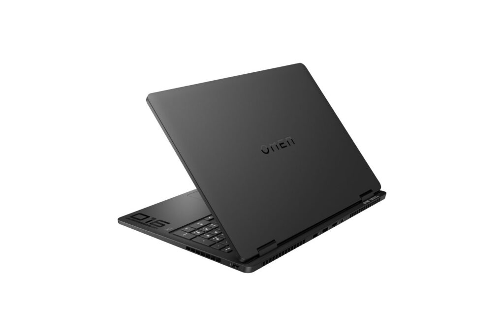 HP OMEN MAX 16 Thin Gaming Laptop PC nonFPR Shadow Black RearLeft Catalogue