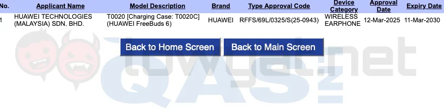 Huawei FreeBuds 6